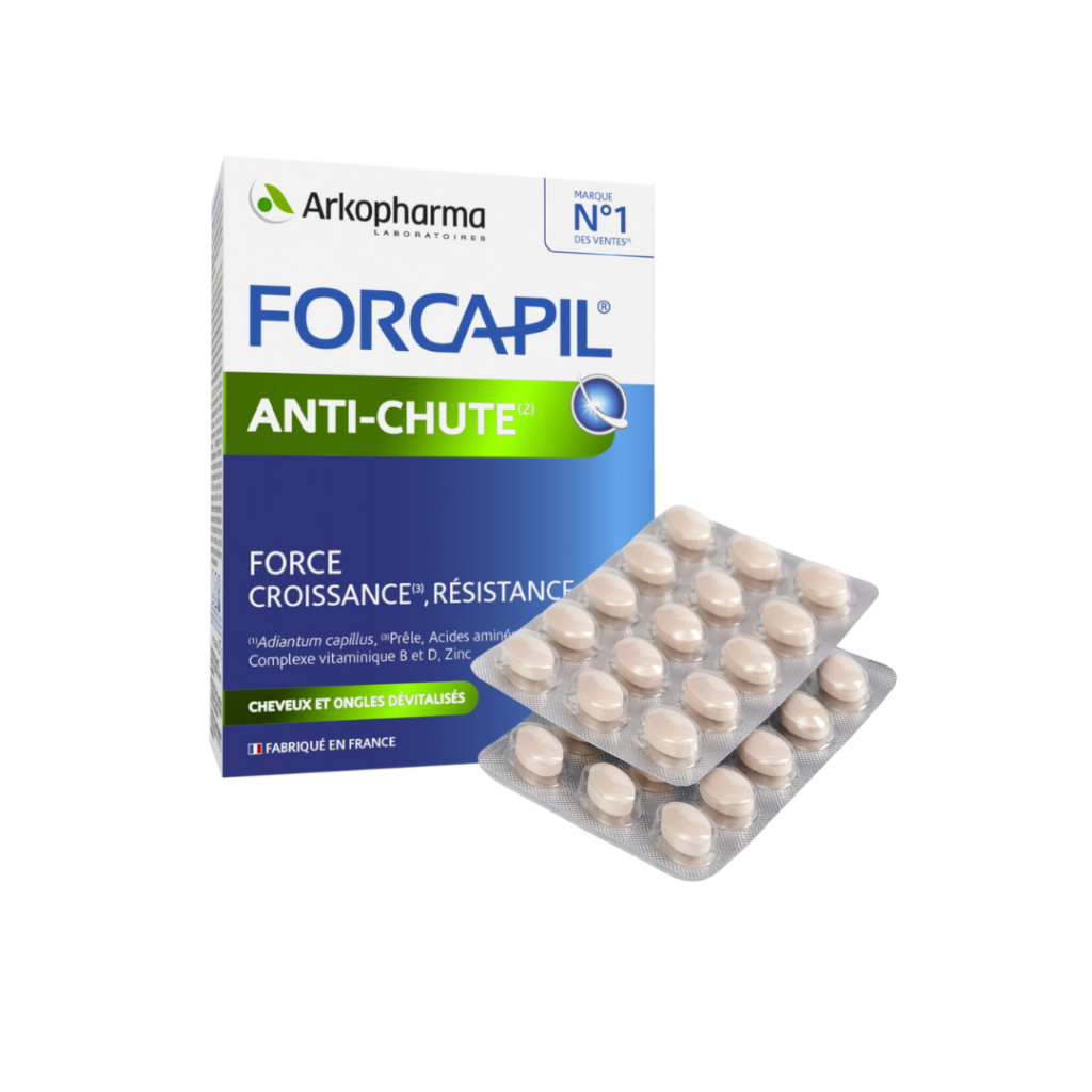 Forcapil Anti-Chute H/30v ARKOPHARMA Giúp tóc chắc khỏe, giảm nguy cơ rụng tóc