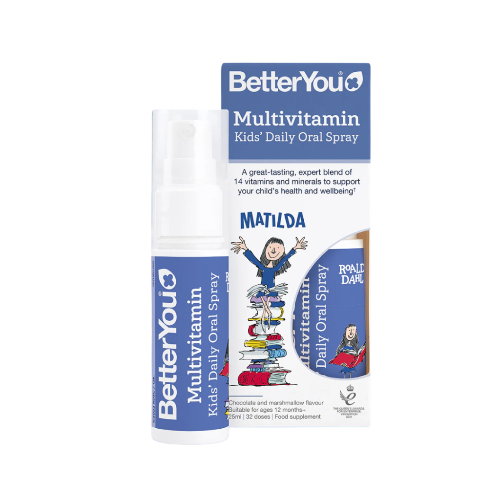 Multivitamin Kids' Oral Spray L/25ml BETTERYOU Vitamin khoáng chất dạng xịt bé 1+