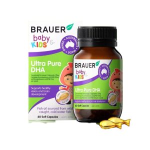Ultra Pure DHA H/60v BRAUER Siro hỗ trợ phát triển não bộ và thị lực trẻ 7th+