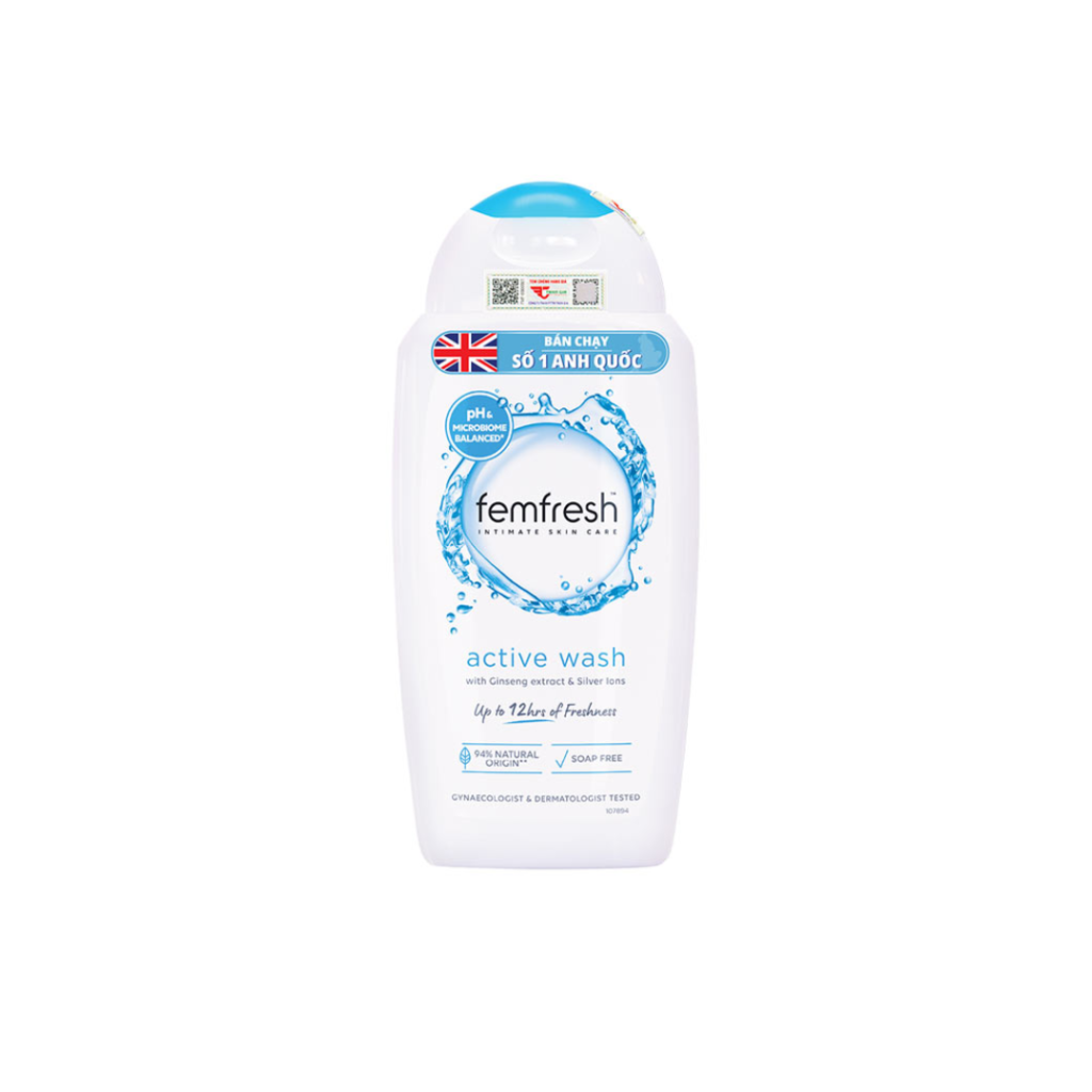 Femfresh Intimate Skin Care Active Wash C/250ml DDVS Cho phụ nữ năng động