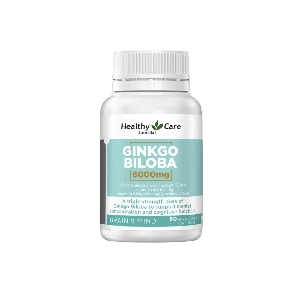 Ginkgo Biloba 6000mg L/60V HEALTHY CARE (HCVN)