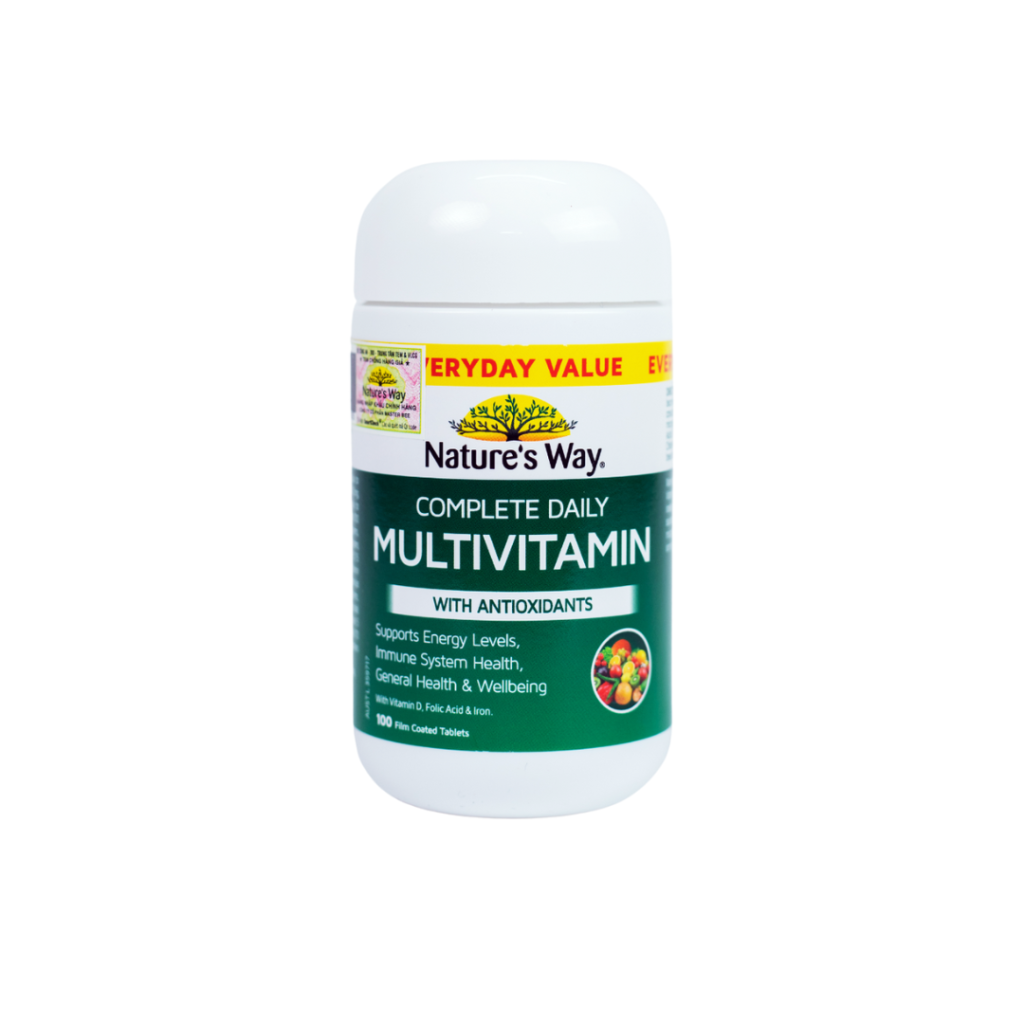 Complete Daily MultiVitamin L/100V NATURE'S WAY Bổ sung vitamin và khoáng chất tổng hợp người lớn