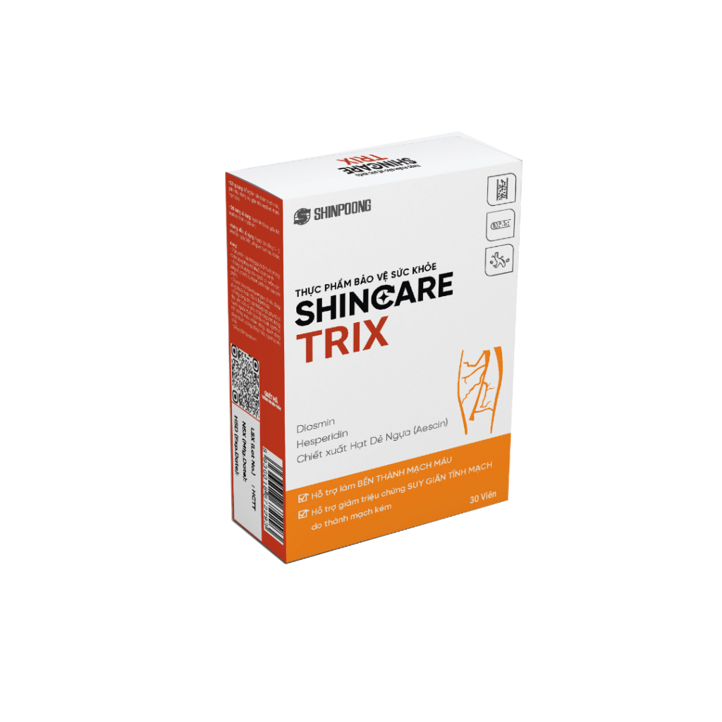 Shincare Trix H/30V SHINPOONG hỗ trợ bảo vệ thành mạch