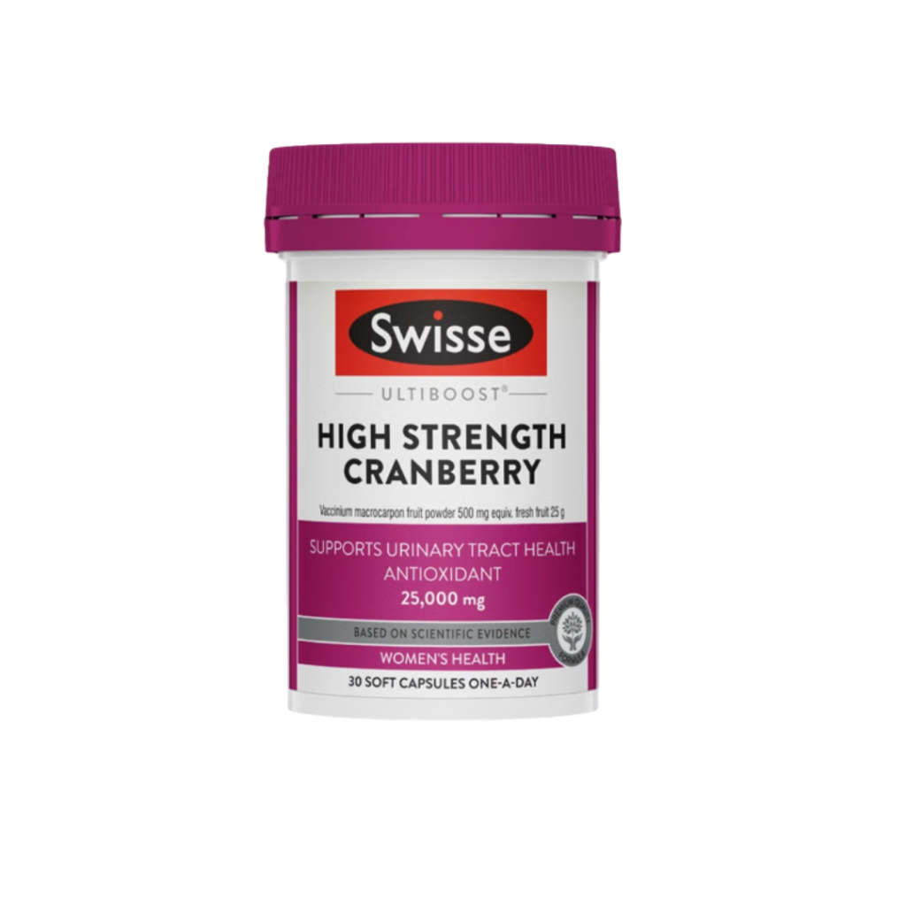 High Strength Cranberry L/30V SWISSE Hỗ trợ sức khỏe đường tiết niệu