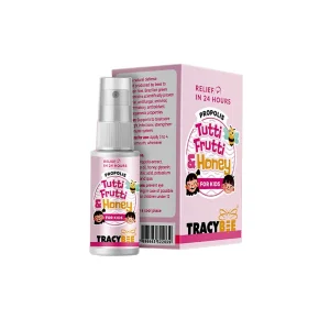 Propolis Tutti Frutti & Honey H/30ML TRACYBEE Keo ong giúp giảm đau viêm họng, ho (Vị Dâu)