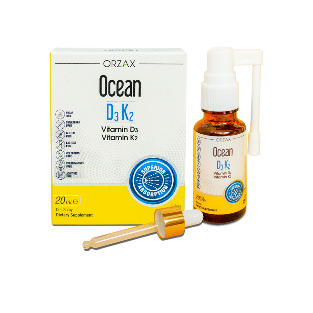 Ocean D3K2 H/20ml ORZAX Xịt bổ sung D3K2 cho trẻ sơ sinh và trẻ nhỏ