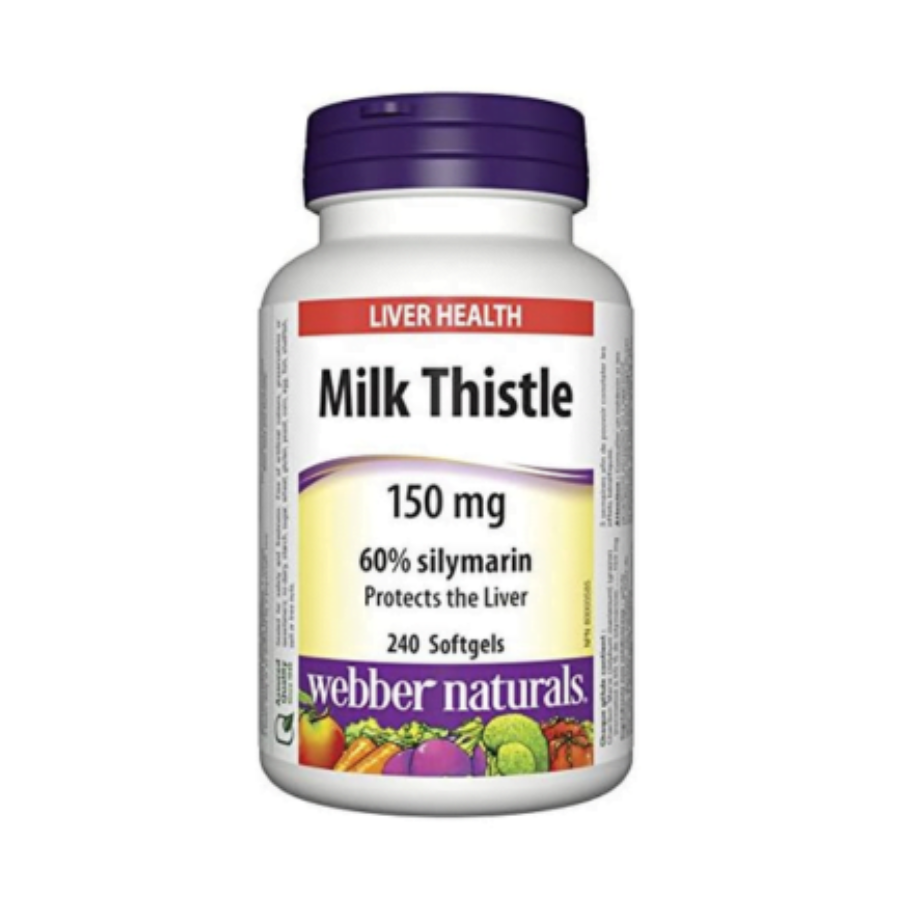 Milk Thistle L/240v WEBBER NATURALS Bảo vệ & hỗ trợ chức năng gan